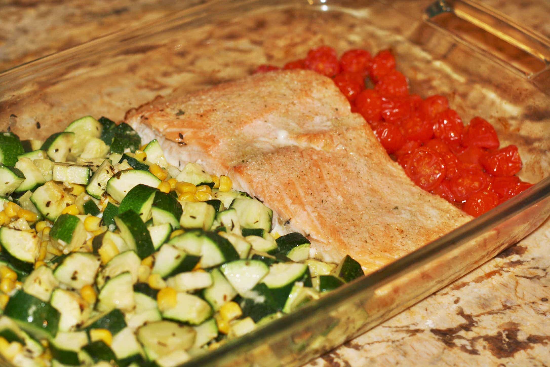 Yummy and Healthy Salmon Dinner 3