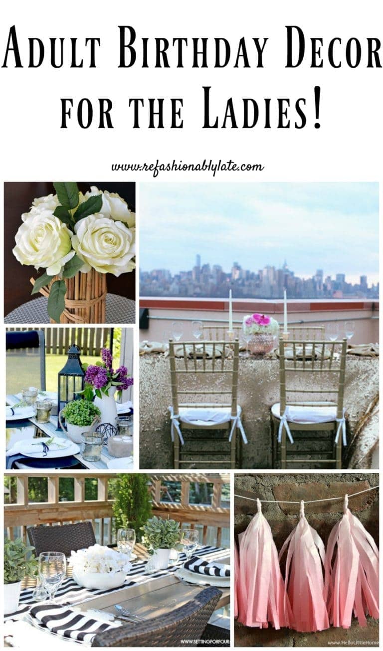 Birthday Party Decor & DIYs for the Ladies!