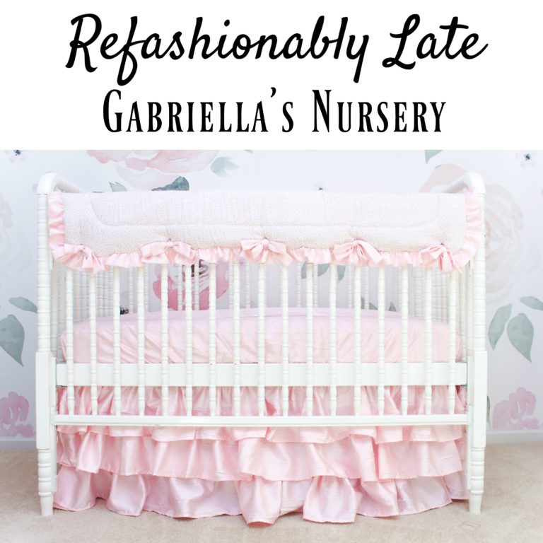 One Room Challenge Week 3 – Nursery