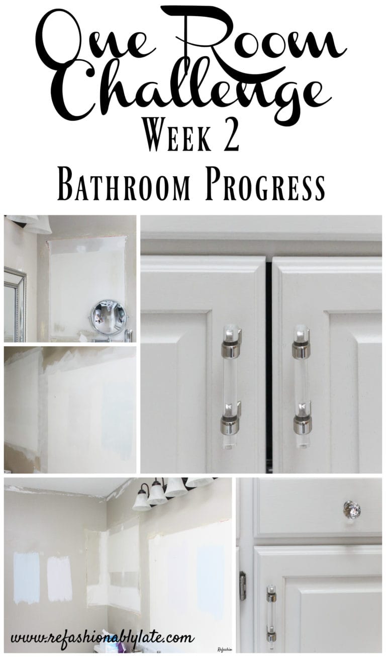 One Room Challenge Bathroom - Week 2