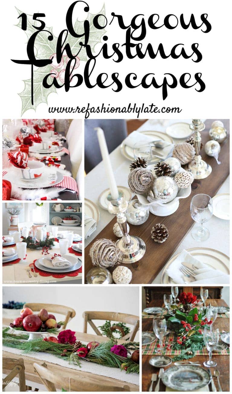 15 Gorgeous Christmas Tablescapes