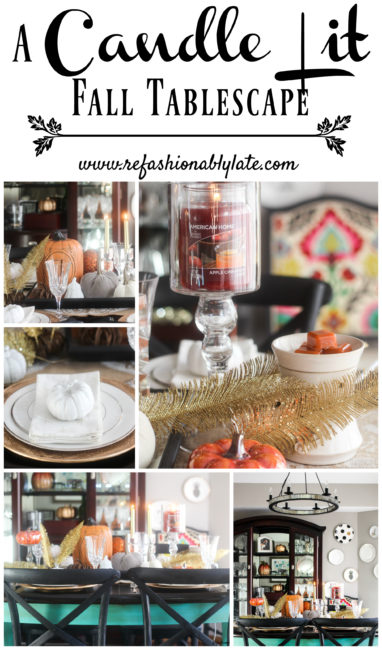 A Candle Lit Fall Tablescape - www.ruthietabone.com