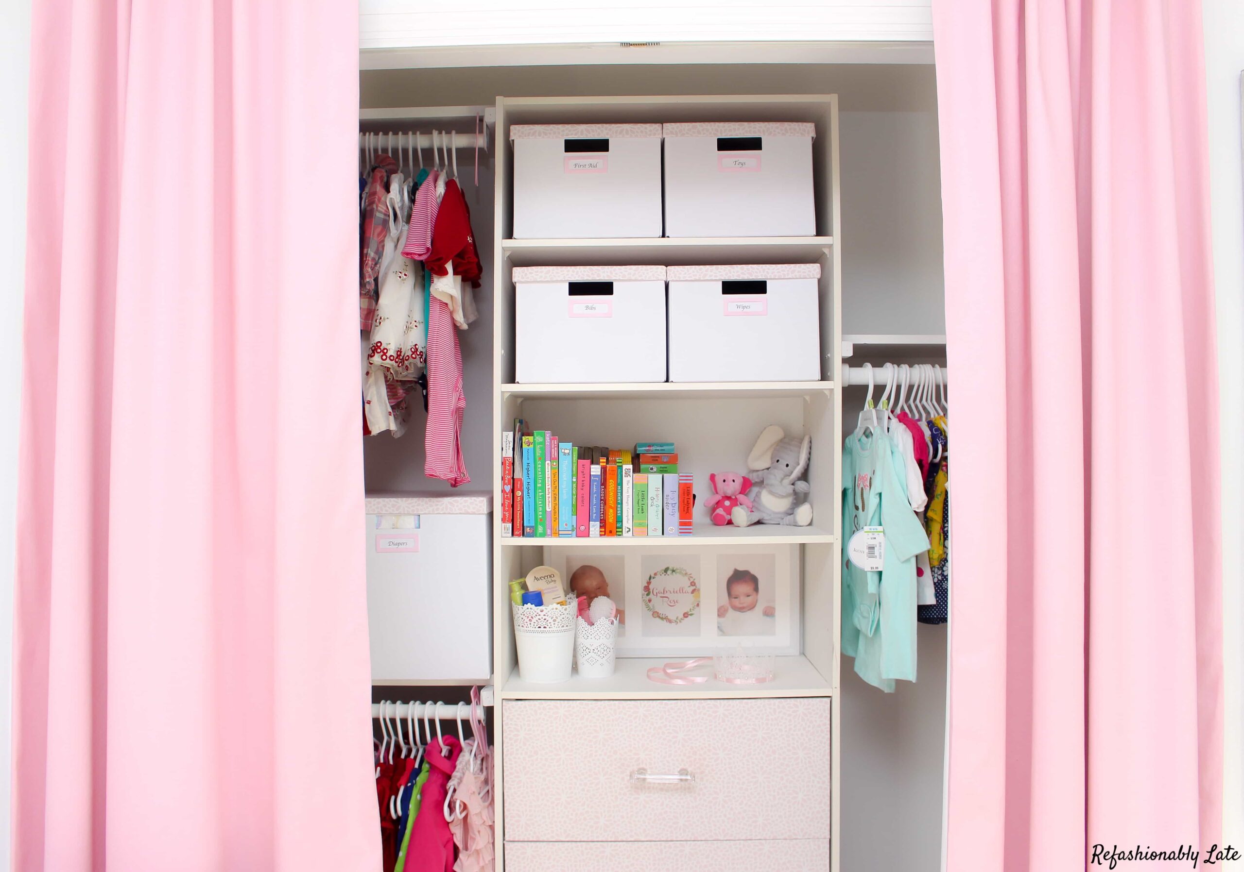 Organized, Affordable and Cute Closet Makeover