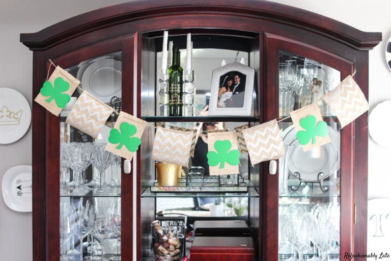 St. Patrick’s Day Quick DIY Banner