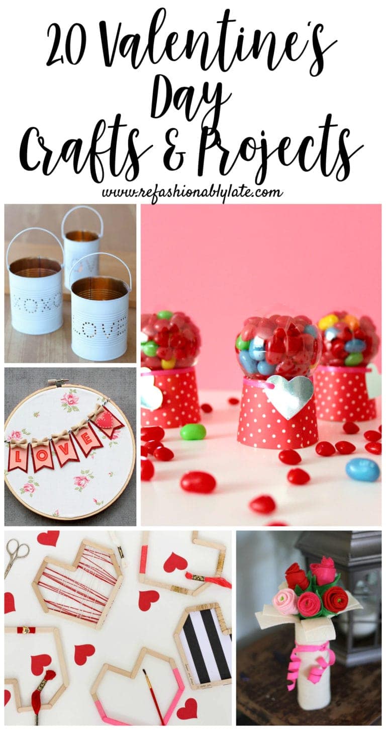 20 Valentine’s Day Crafts & Projects
