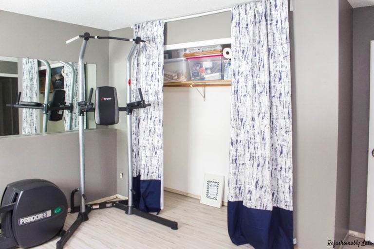 One Room Challenge Week 3 – Gym/Guest Room