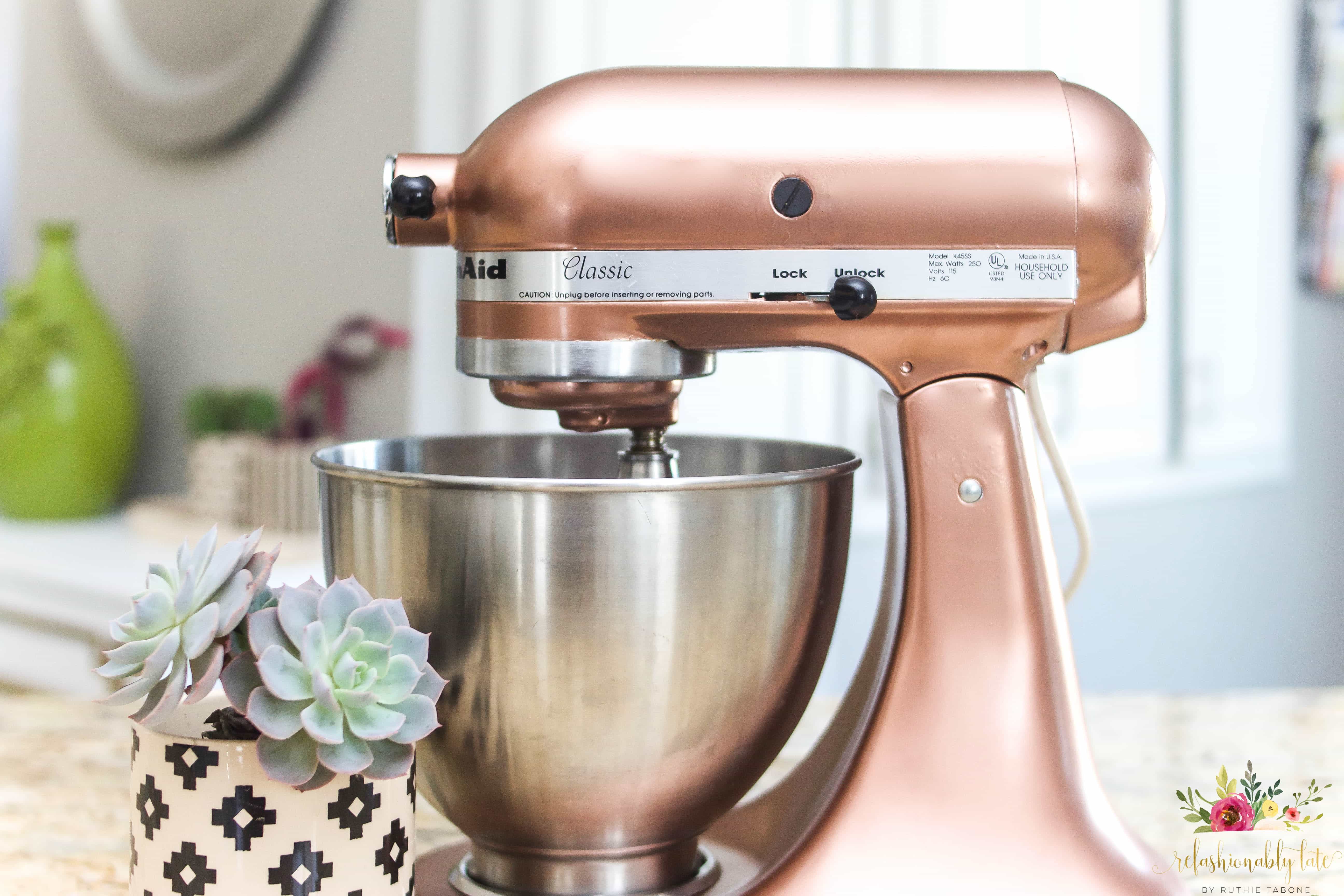 How to paint your Kitchenaid mixer! – oh yay studio – Color + Painting +  Making + Everyday celebrating