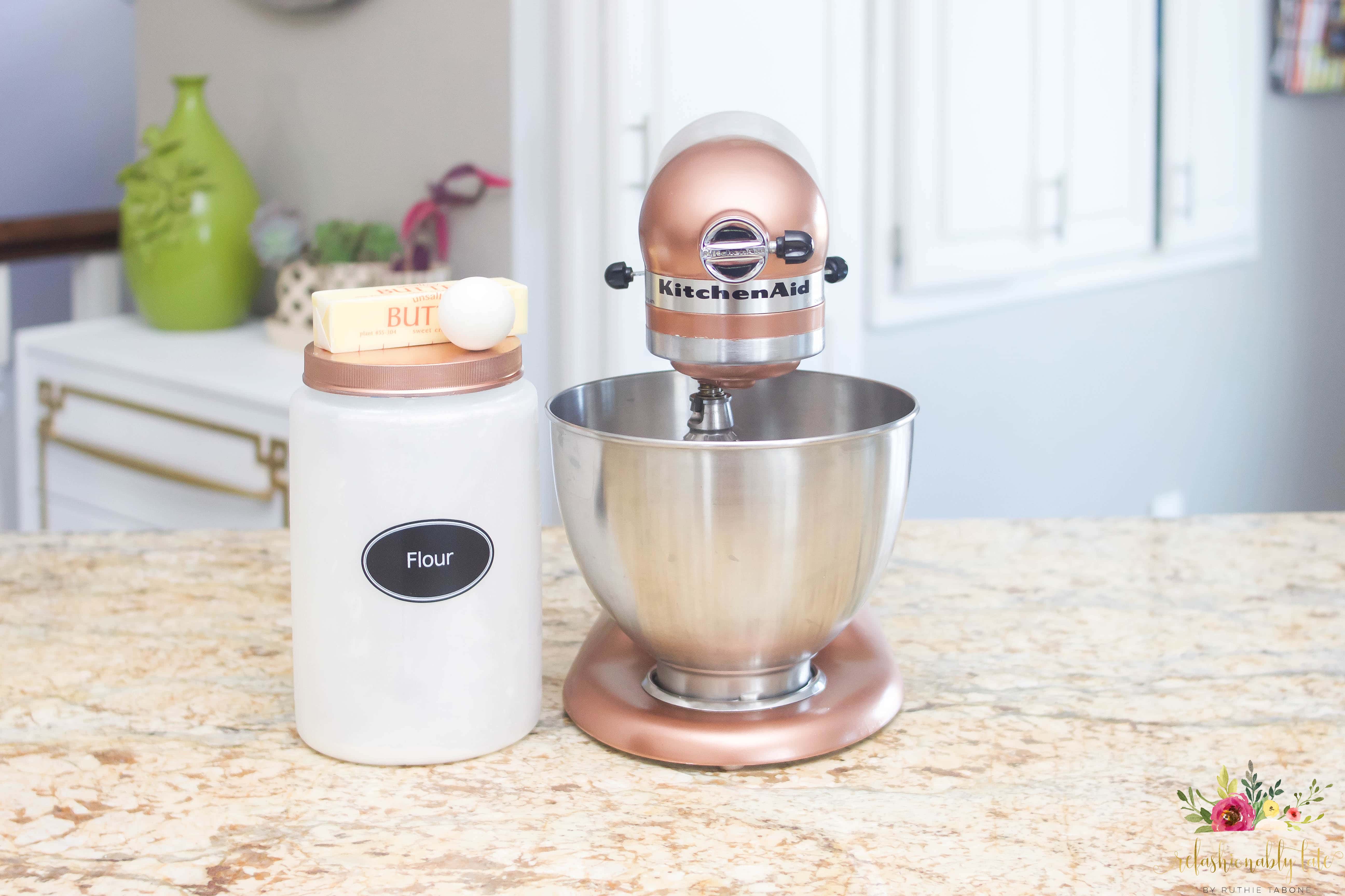 Copper Spray Painted Kitchenaid Mixer - Savvy Apron