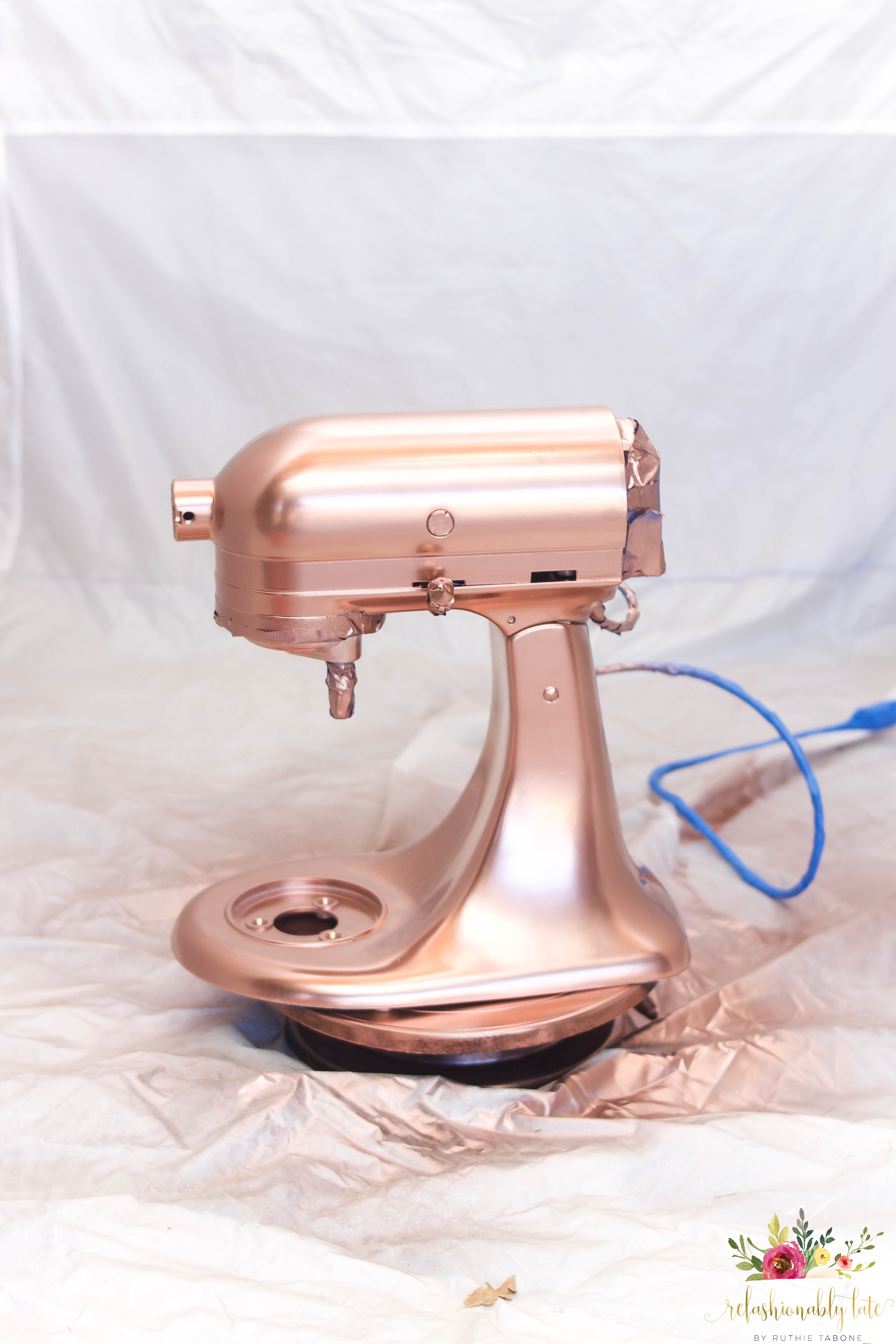 How To Paint a KitchenAid Mixer a New Color