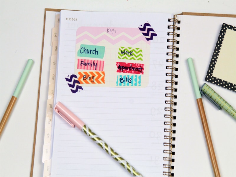 Fun Ways to Organize Your Planner with Decorative Tape – Ink+Volt