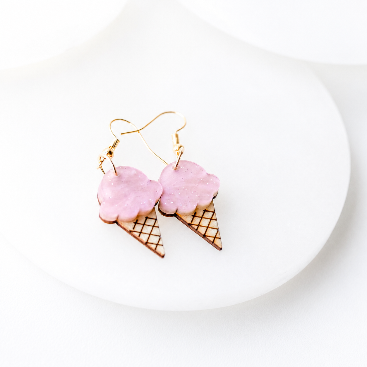 Eliza Ice Cream Dangle Earrings - Image 6
