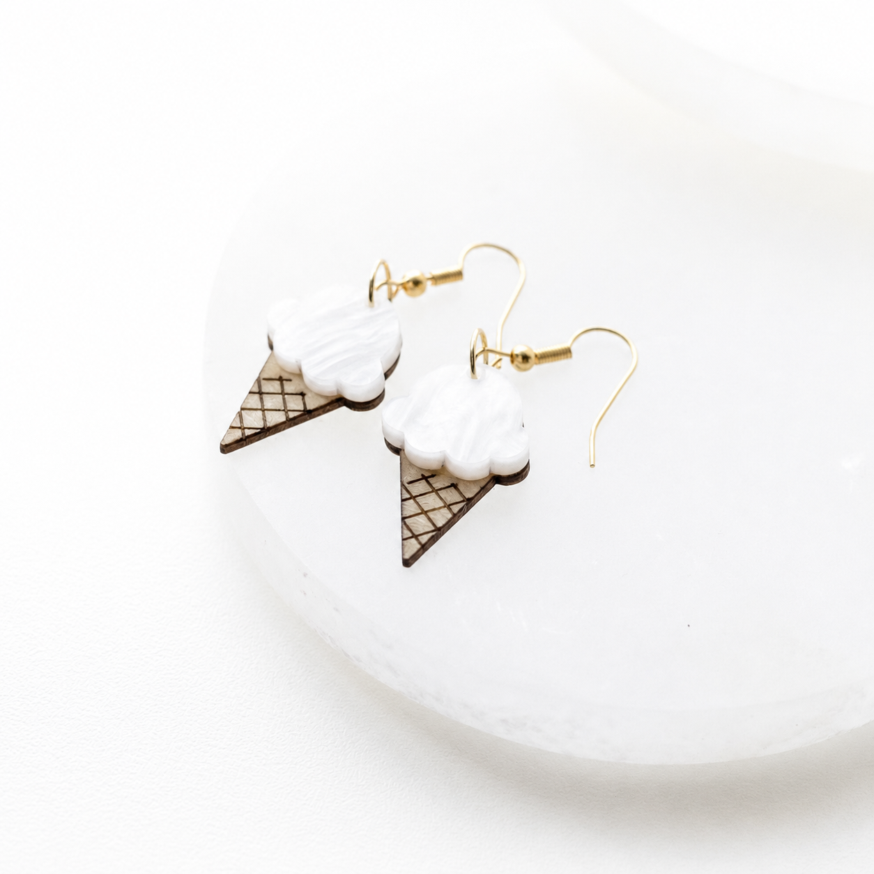 Eliza Ice Cream Dangle Earrings - Image 5