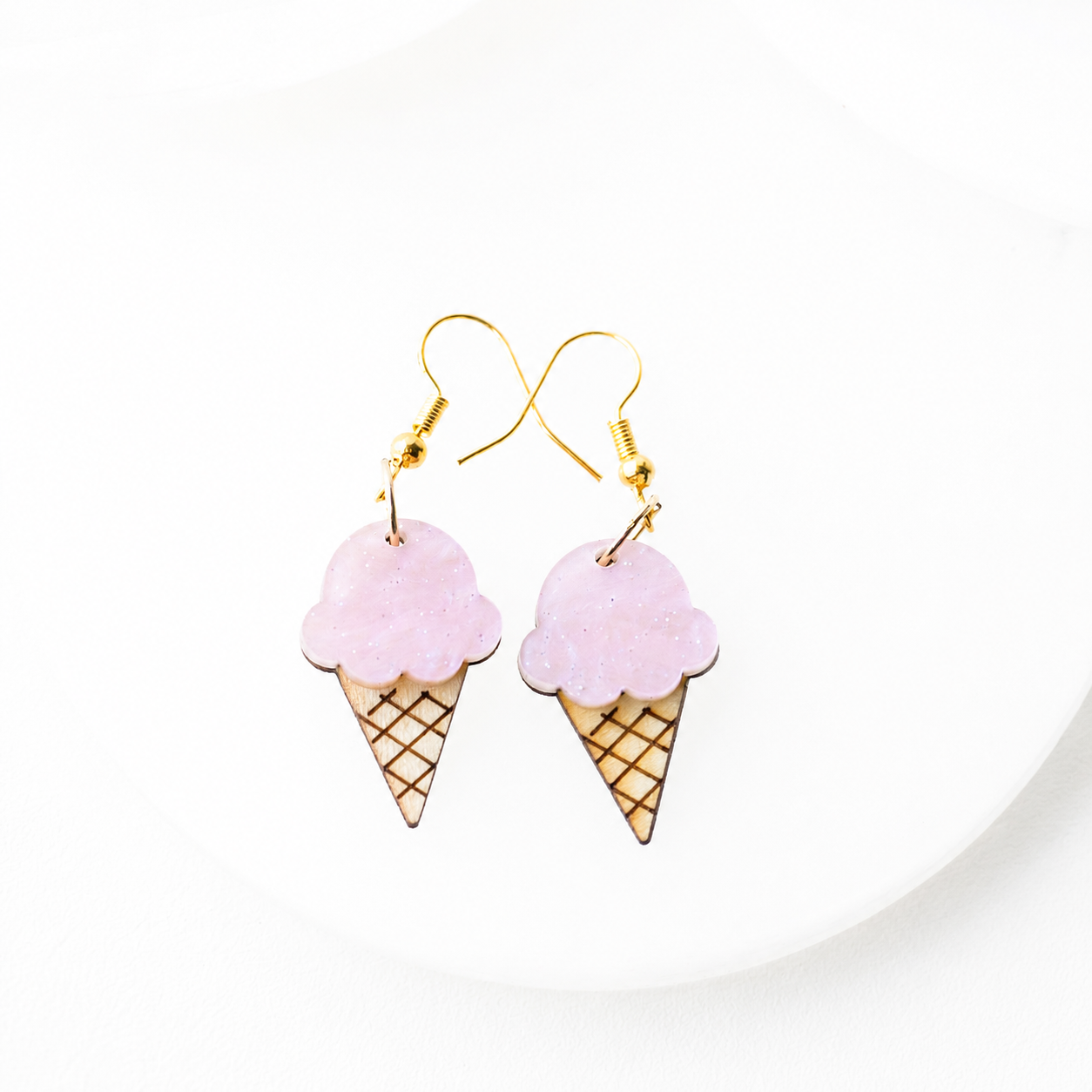 Eliza Ice Cream Dangle Earrings - Image 4