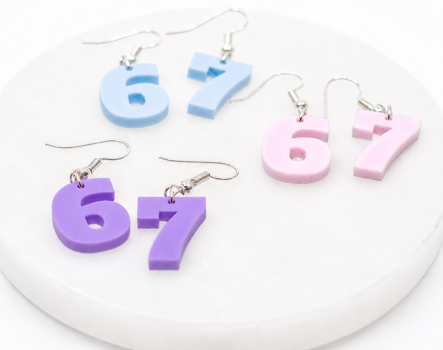 Ivy 67 Acrylic Earrings - Image 3