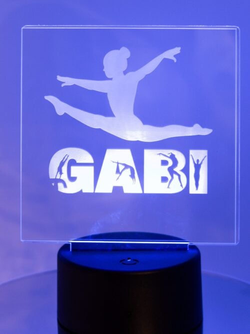 Personalized Gymnast LED Light