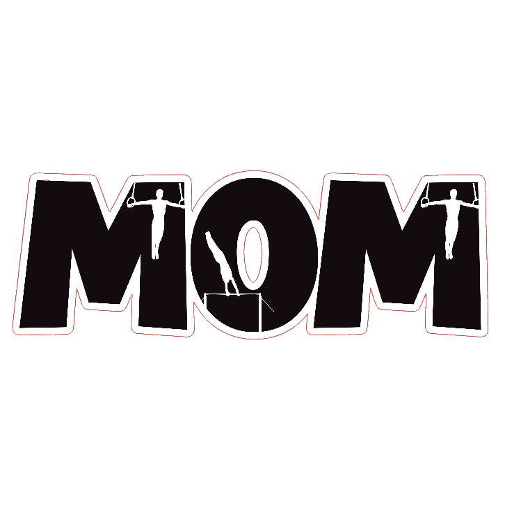 Clear Acrylic Mom Gymnast Keychains - Image 3