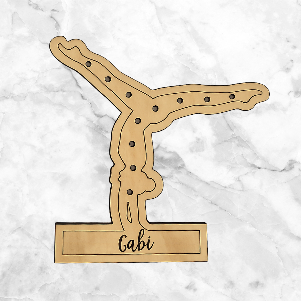 Gymnast Travel Earring Holder - Image 3