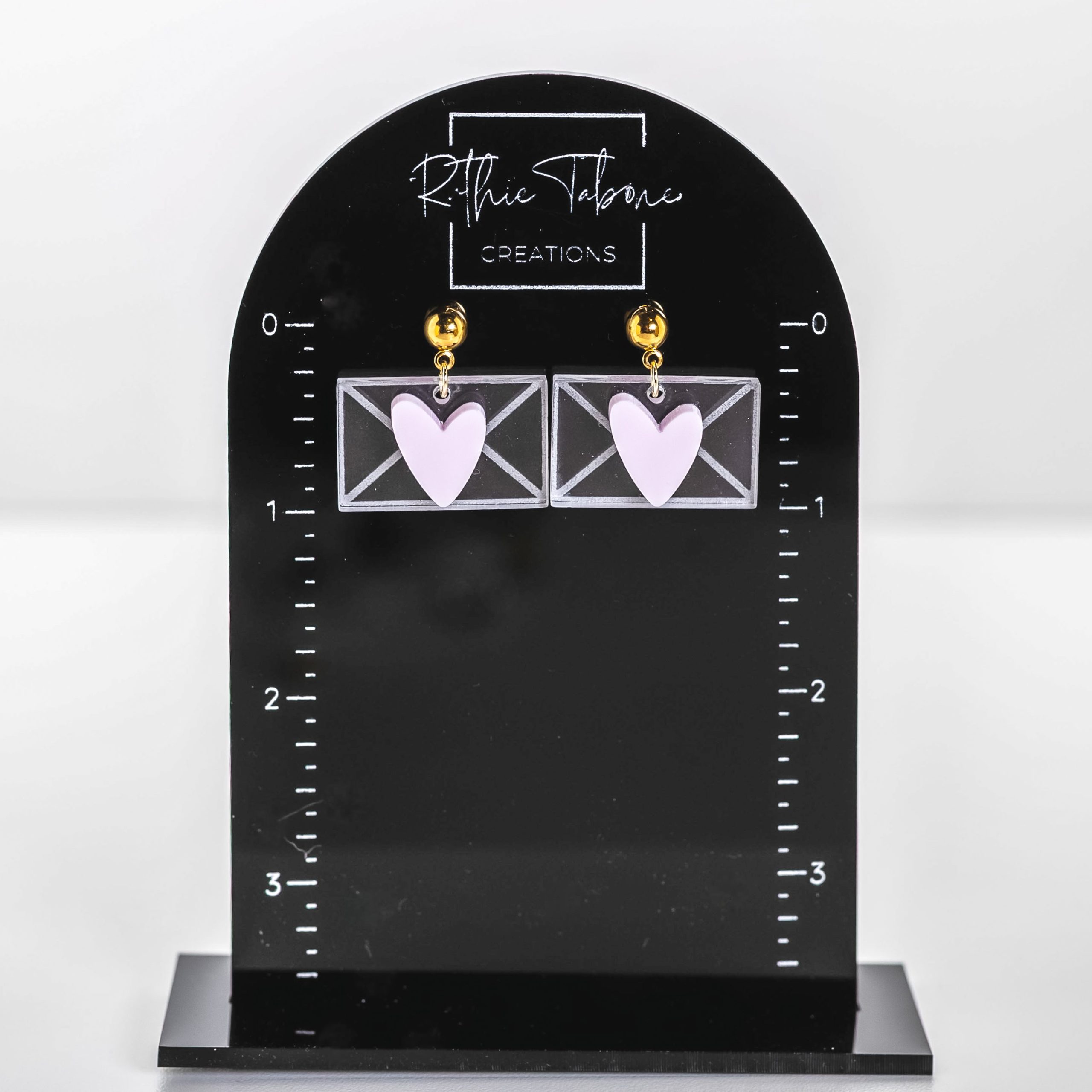 Charlotte Love Letter Envelope Earrings - Image 2