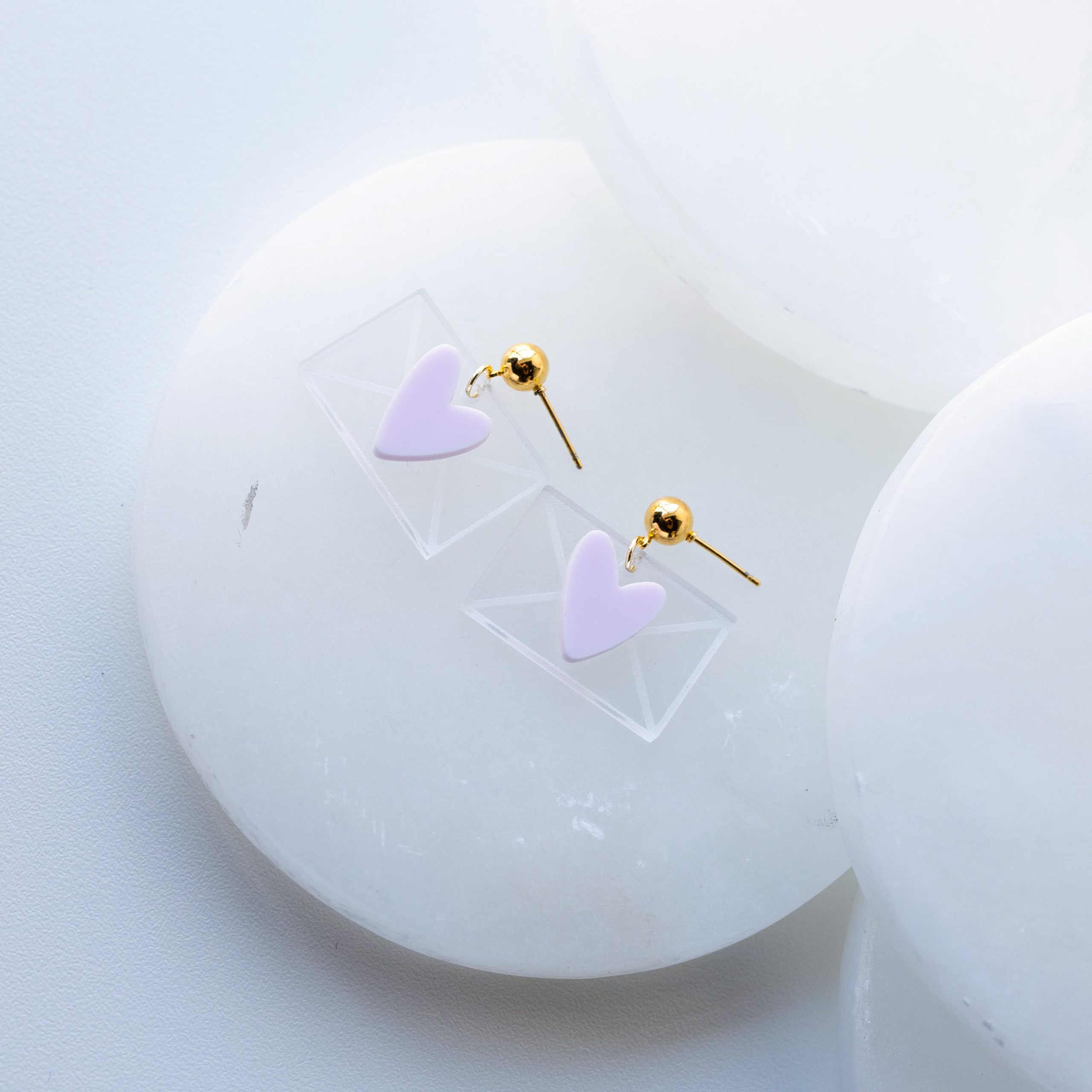Charlotte Love Letter Envelope Earrings - Image 3