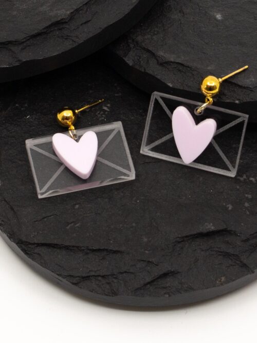 Charlotte Love Letter Envelope Earrings