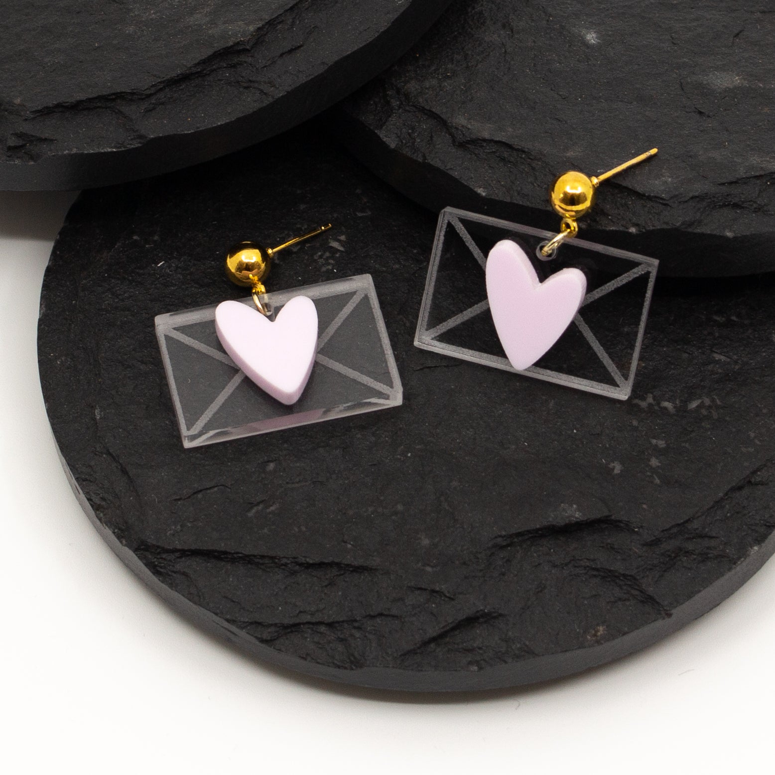 Charlotte Love Letter Envelope Earrings