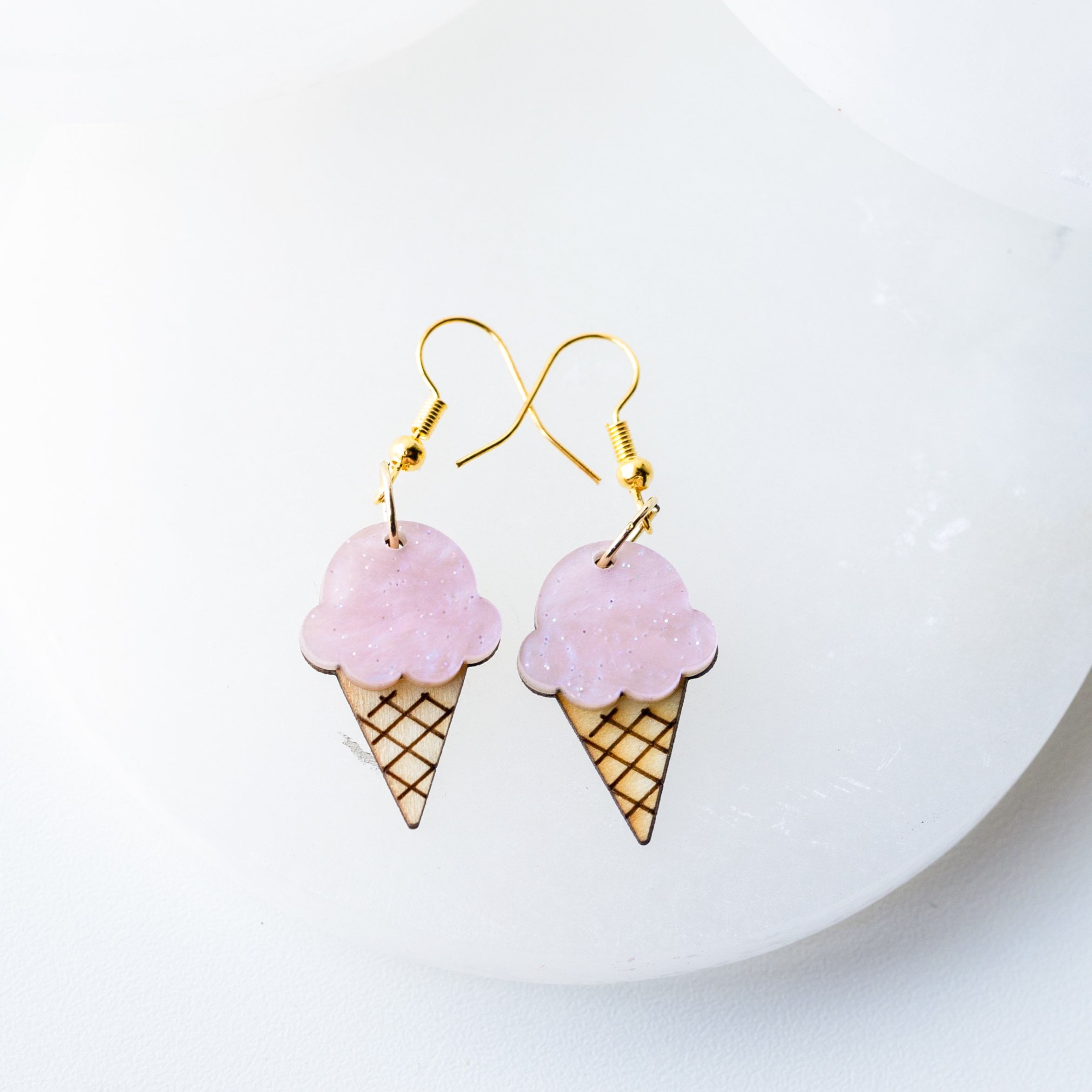 Eliza Ice Cream Dangle Earrings - Image 4