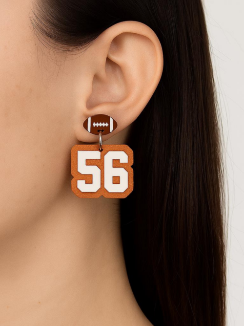Etsy Sports Ball Earrings